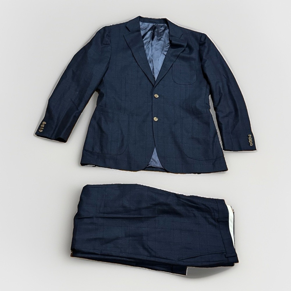 Suitsupply Full Suit Blazer Pants 54 Super 120s Italy Fabric US 44 38 X 30